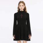 Darkly Ever After - Gothic Minimalistic Dress - PunkRave