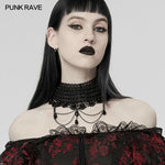 Satanas - Gothic Pearl Choker - PunkRave