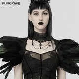 Satanas - Gothic Pearl Choker - PunkRave