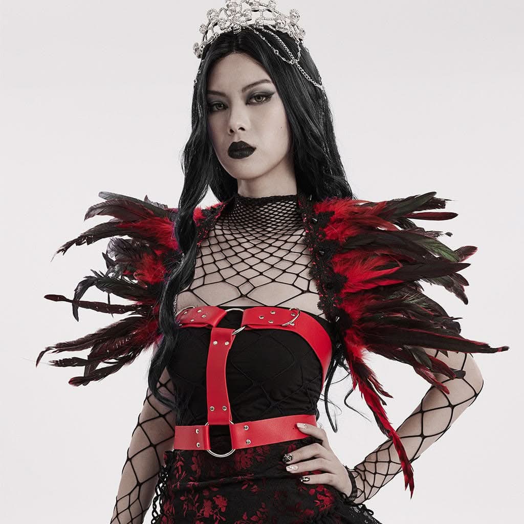 Ryuk - Punk PU Harness with Wings - PunkRave