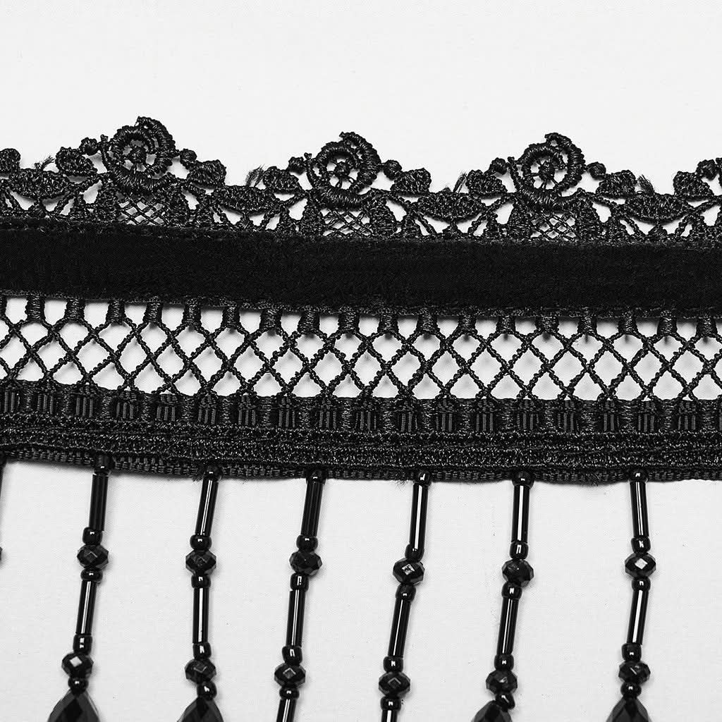 Nightshade - Gothic Bead Choker - PunkRave