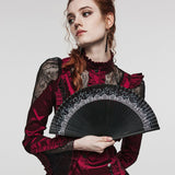Dark Enchantment - Gothic Printed Hand Fan - PunkRave