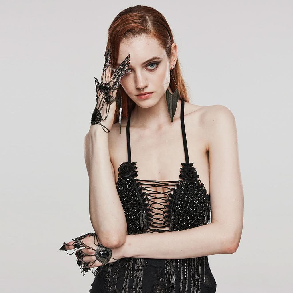 Vampiric Elegance - Gothic Bracelet - PunkRave