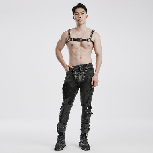 Chains and Leather - Punk Chain Harness