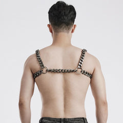 Chains and Leather - Punk Chain Harness - PunkRave