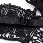 Galaxy Gossamer - Gothic Venetian Mask with Tassels - PunkRave