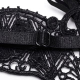 Galaxy Gossamer - Gothic Venetian Mask with Tassels - PunkRave