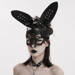 Vinyl Vamp - Gothic Mask with Bunny Ears - PunkRave