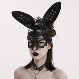 Vinyl Vamp - Gothic Mask with Bunny Ears - PunkRave