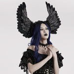 Ebon Labyrinth - Gothic Headpiece with Wings - PunkRave