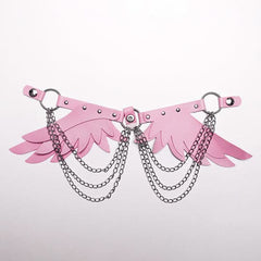 Sinister Whispers - Gothic Harness with Wings - PunkRave