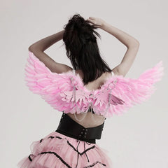 Sinister Whispers - Gothic Harness with Wings - PunkRave
