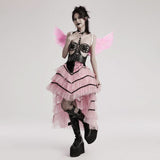 Sinister Whispers - Gothic Harness with Wings - PunkRave