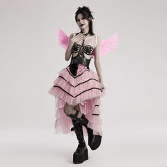 Sinister Whispers - Gothic Harness with Wings - PunkRave