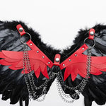 Sinister Whispers - Gothic Harness with Wings - PunkRave