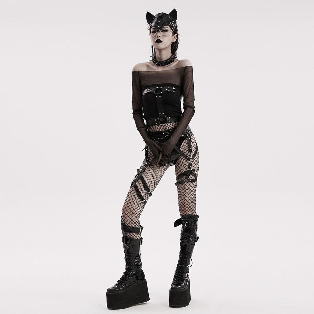 Witching Hour - Punk Harness with Garters - PunkRave