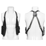 Wraith - Gothic Harness with Pockets - PunkRave