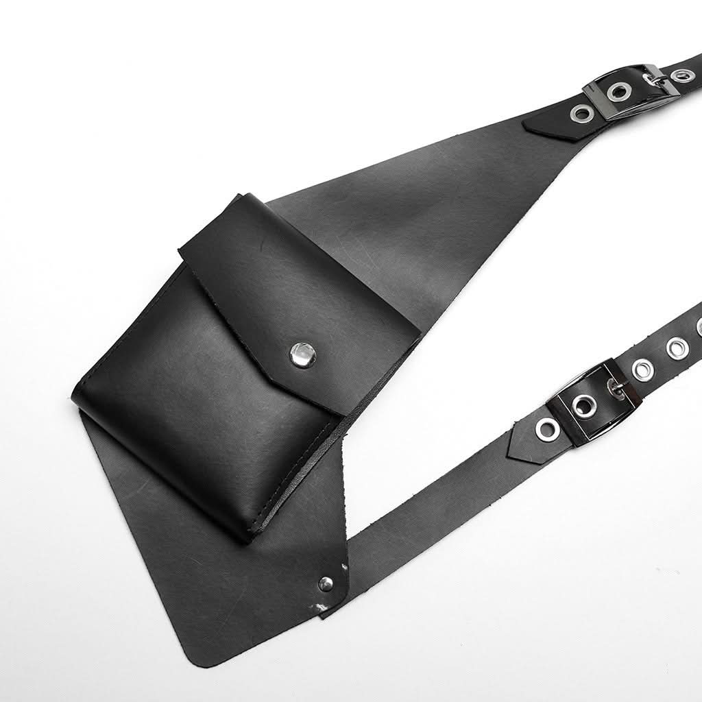 Wraith - Gothic Harness with Pockets - PunkRave