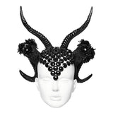 Inferno - Gothic Headpiece with Horns - PunkRave
