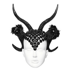 Inferno - Gothic Headpiece with Horns - PunkRave