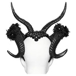 Inferno - Gothic Headpiece with Horns - PunkRave