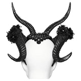 Inferno - Gothic Headpiece with Horns - PunkRave