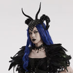 Inferno - Gothic Headpiece with Horns - PunkRave