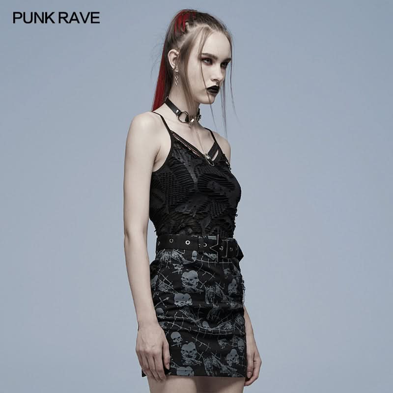 Dark Muse - Punk Mesh Camisole - PunkRave