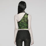 Oracle Printed Top (Malachite) - PunkRave