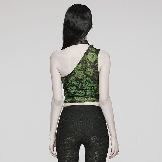 Oracle Printed Top (Malachite) - PunkRave