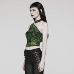 Oracle Printed Top (Malachite) - PunkRave