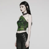 Oracle Printed Top (Malachite) - PunkRave