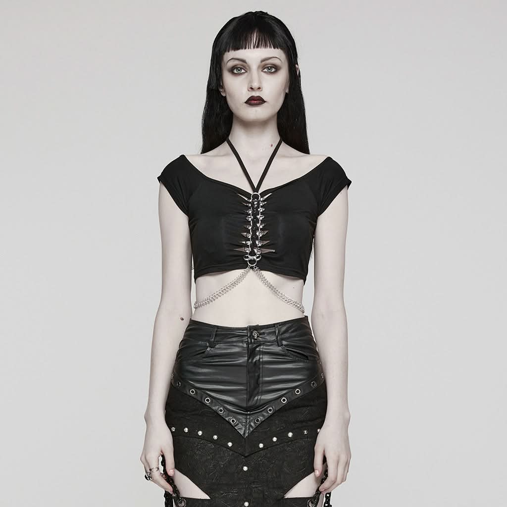 Vengeance Crop Top - PunkRave