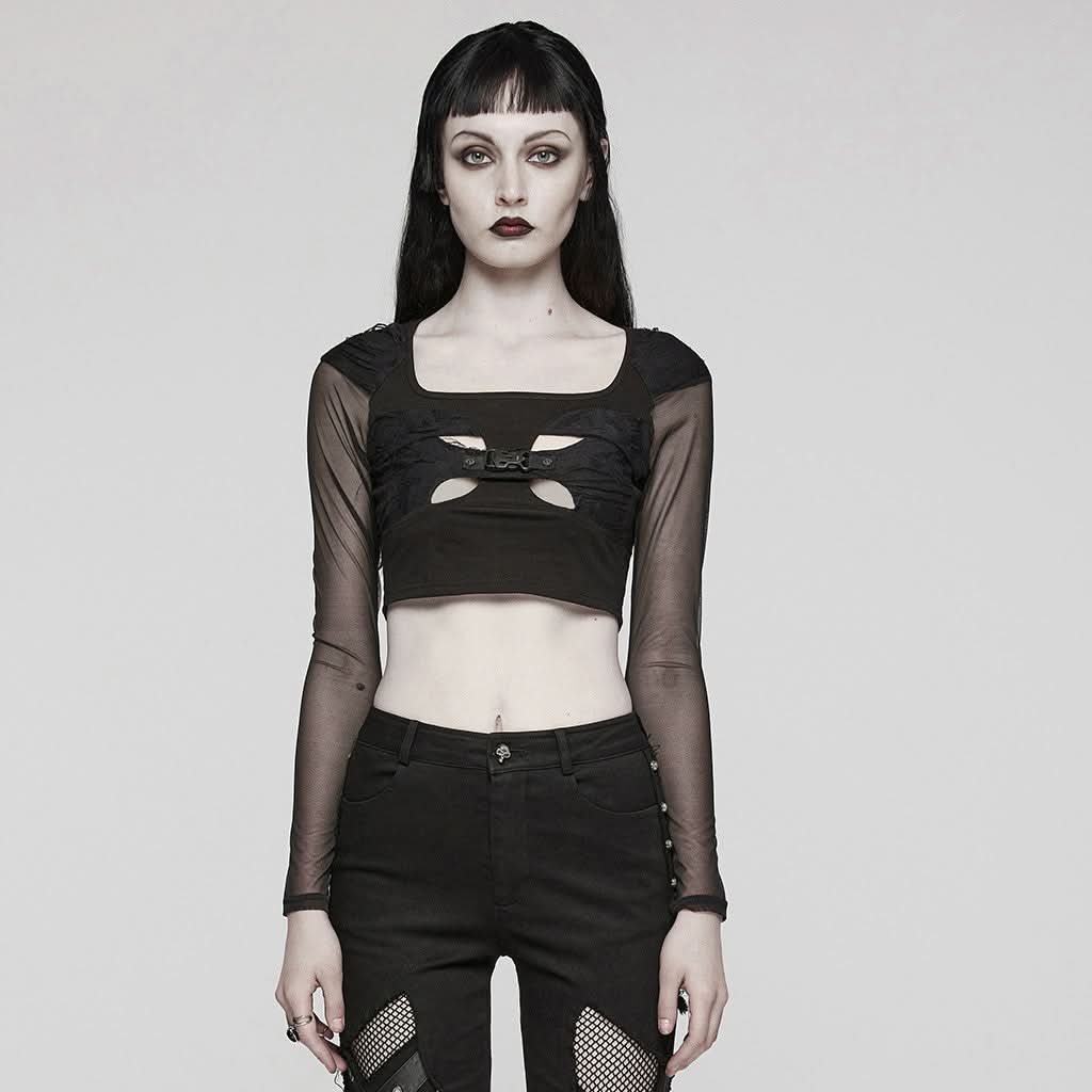 Umbra Crop Top - PunkRave
