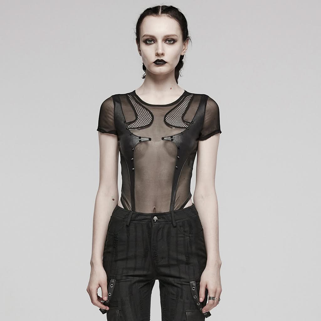 Nihil Mesh Bodysuit - PunkRave