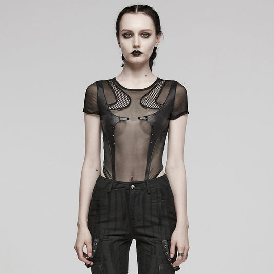 Nihil Mesh Bodysuit - PunkRave