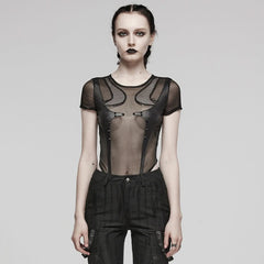 Nihil Mesh Bodysuit - PunkRave