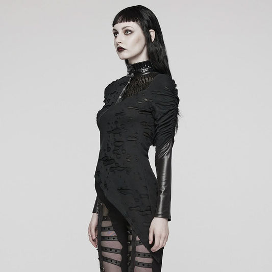 Aether Distressed Top - PunkRave