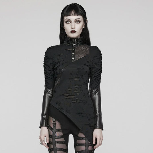 Aether Distressed Top - PunkRave