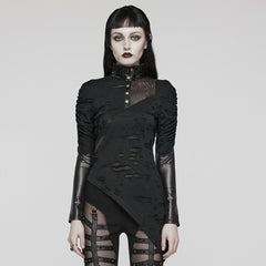 Aether Distressed Top - PunkRave