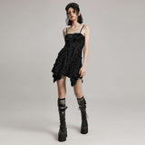 Nyx Distressed Dress (Dark Matter) - PunkRave