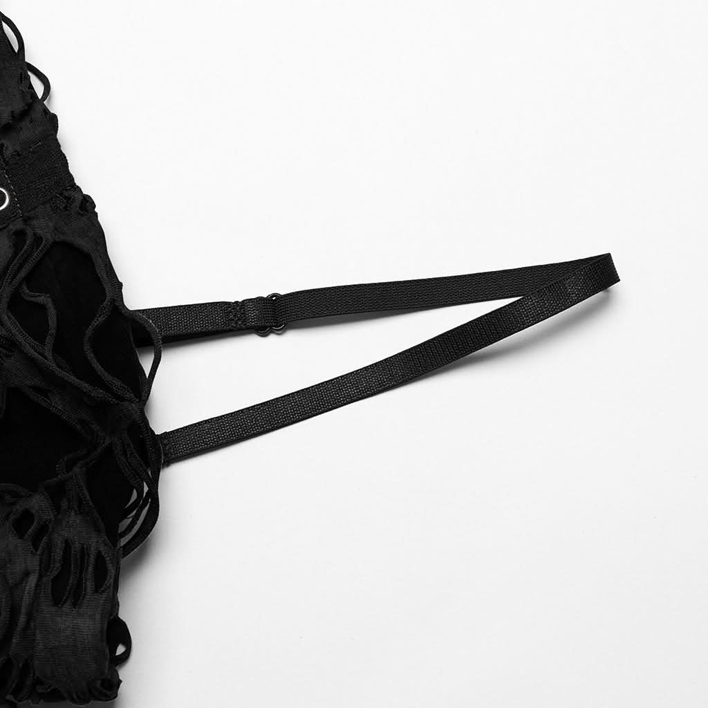 Nyx Distressed Dress (Dark Matter) - PunkRave