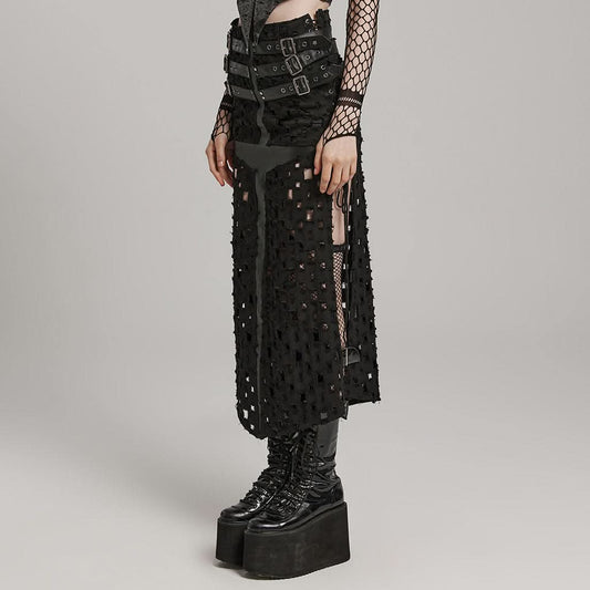 Necropolis Maxi Skirt - PunkRave