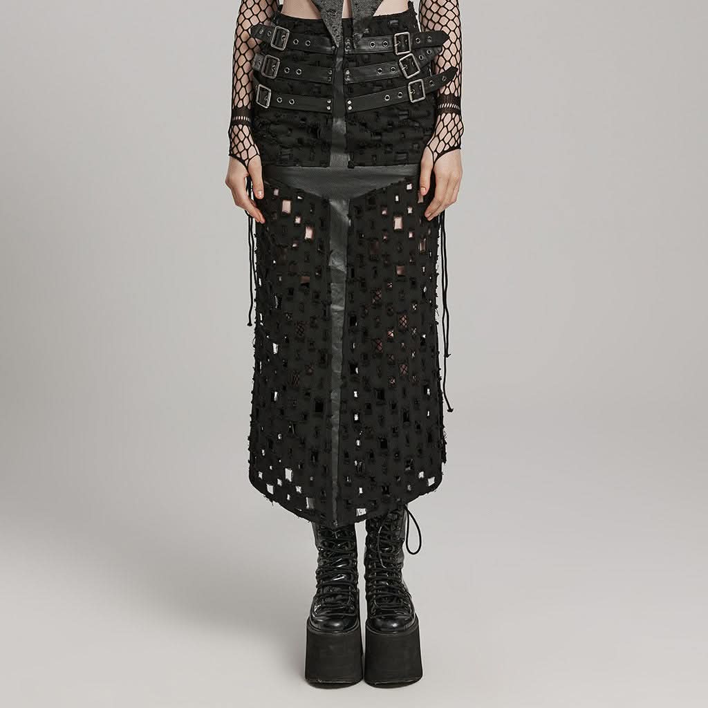 Necropolis Maxi Skirt - PunkRave