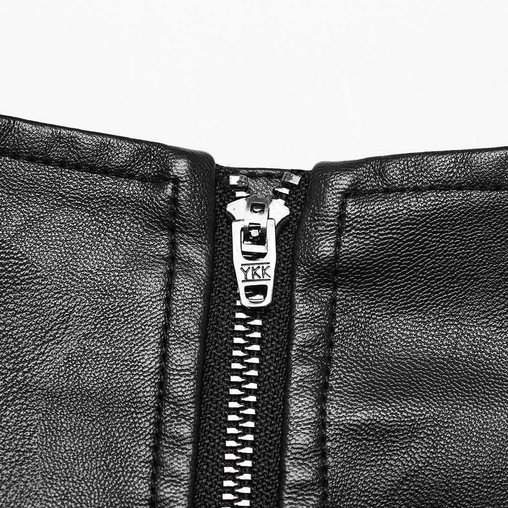 Chronos Mini Skirt (Obsidian) - PunkRave