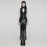 Quasar Vinyl Skirt (Nocturnal) - PunkRave