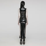 Quasar Vinyl Skirt (Nocturnal) - PunkRave