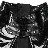 Quasar Vinyl Skirt (Nocturnal) - PunkRave