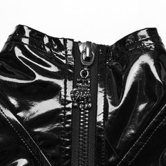 Quasar Vinyl Skirt (Nocturnal) - PunkRave