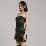 Crescendo Printed Dress (Beetlejuice) - PunkRave